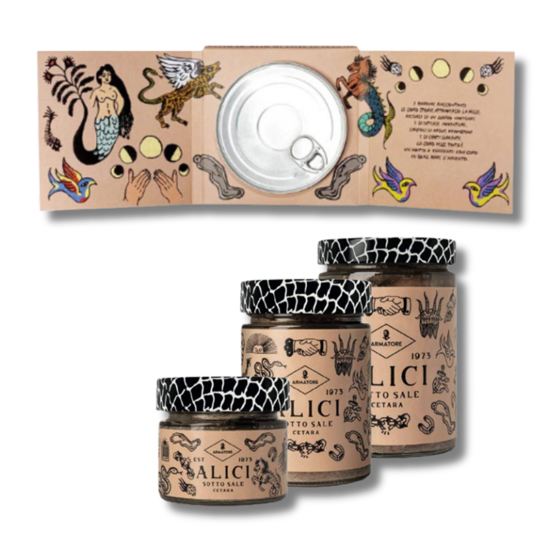 Armatore Cetaraโs Salted Anchovies โ Aged Italian Seafood
