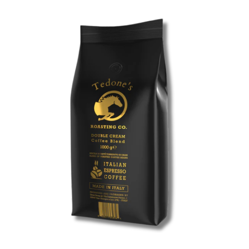 Tedone Double Cream Whole Espresso Beans | 2.2 lbs – Rich Crema - Light Medium Roast