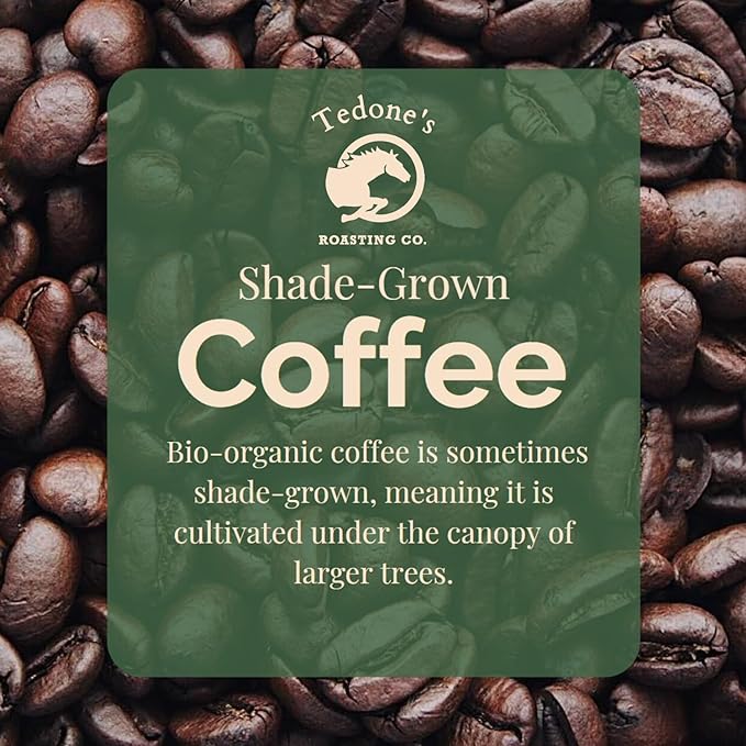 Tedone Organic Italian Whole Coffee Beans | 50% Arabica & Robusta