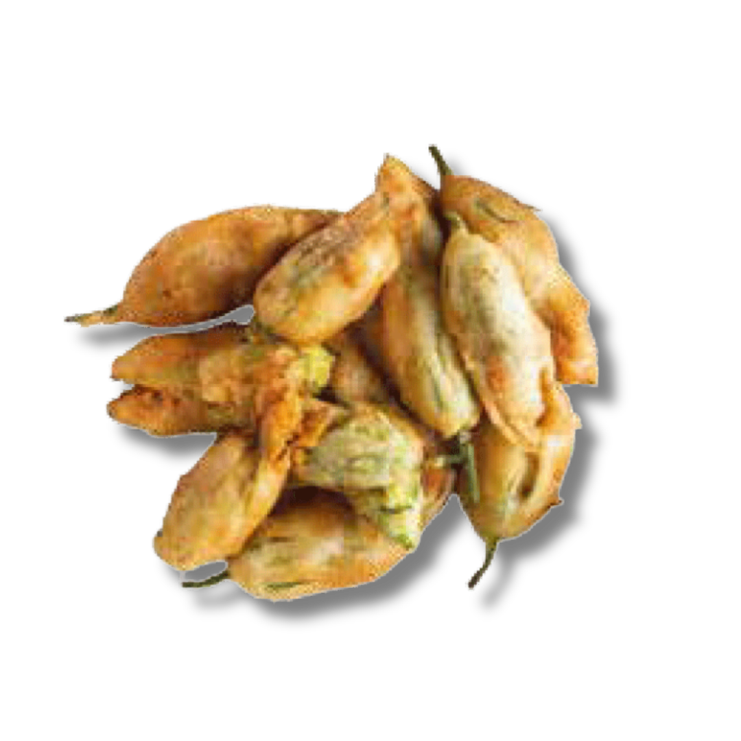 Zucchini Flowers with Parmigiano & Mozzarella – Handmade Italian