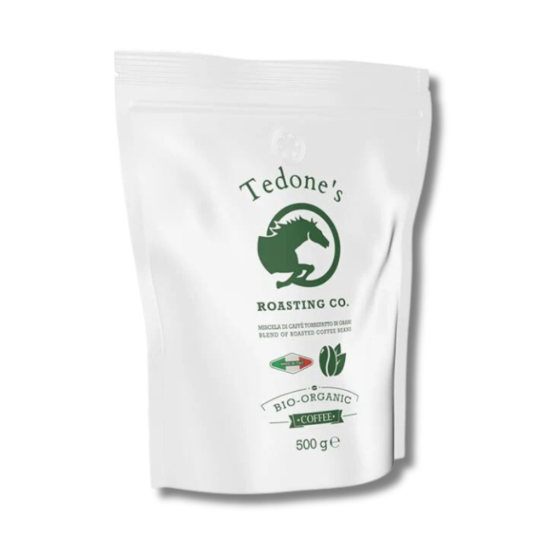Tedone Organic Italian Whole Coffee Beans | 50% Arabica & Robusta