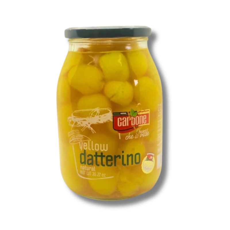Carbone Yellow Datterino Tomatoes in Water | 2.2 lbs – Sweet & Juicy