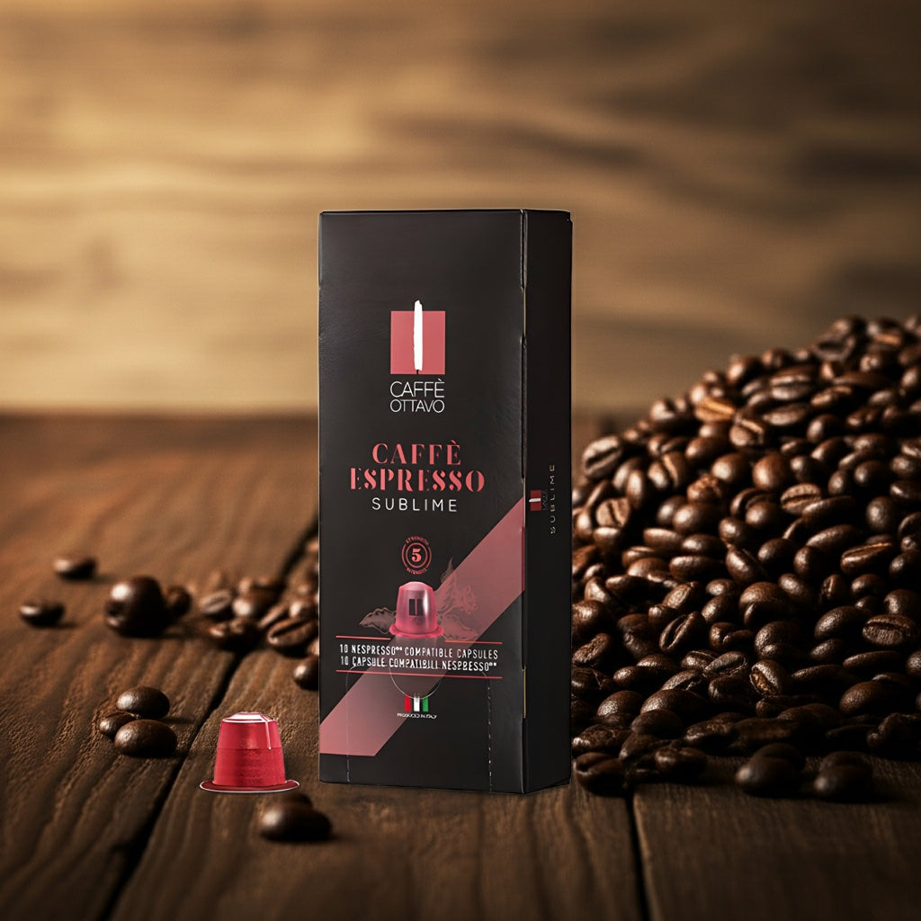 Caffè Ottavo Sublime Espresso Capsules - 5 packs (50 capsules)