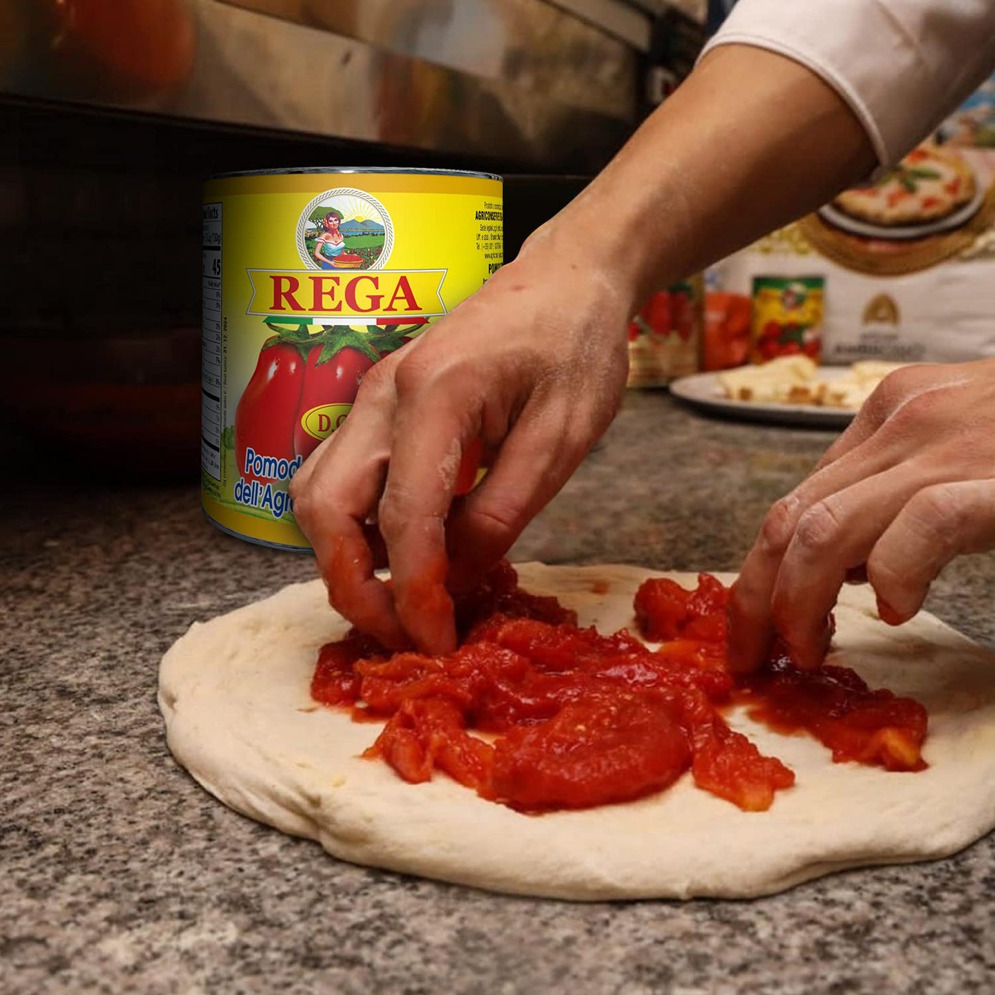 Rega San Marzano D.O.P Whole Peeled Tomatoes | 28oz Can – Italy
