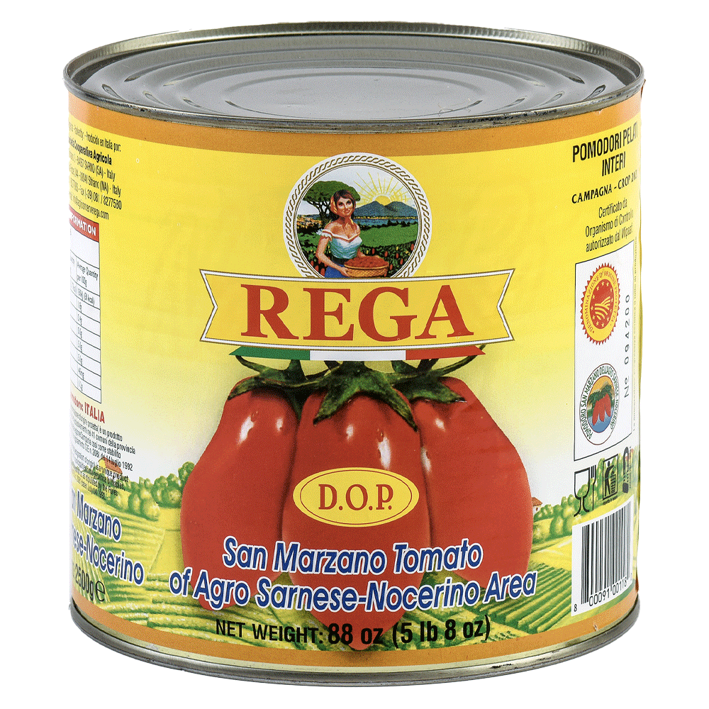 Rega San Marzano D.O.P Whole Peeled Tomatoes | 90oz Can – Italy