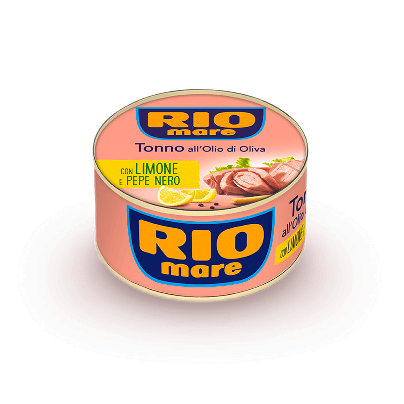 Solid Light Tuna in olive oil with Lemon and Pepper