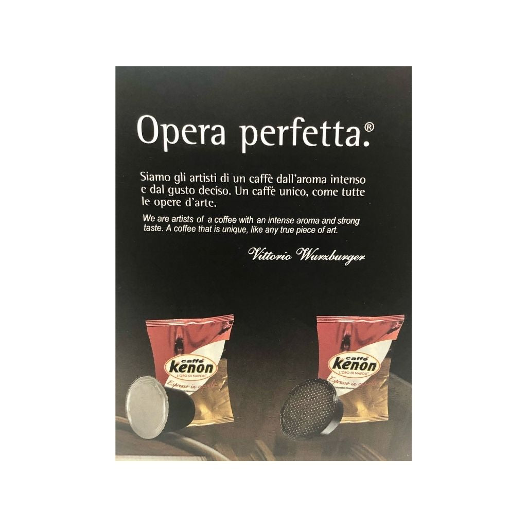 Kenon Nespresso Compatible Italian Coffee | 50 Capsules – 70% Arabica