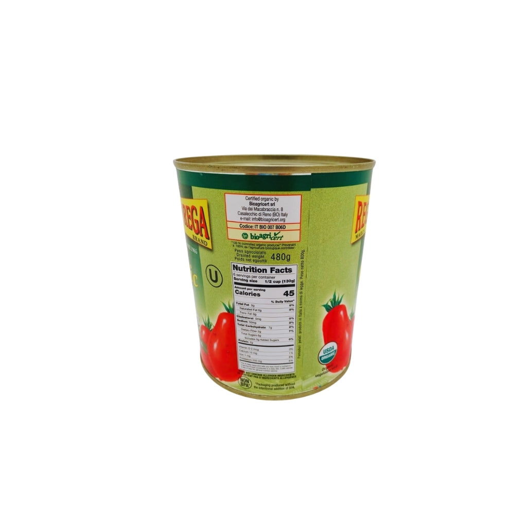 Rega Organic Italian Peeled Tomatoes | 28oz Can – USDA Certified