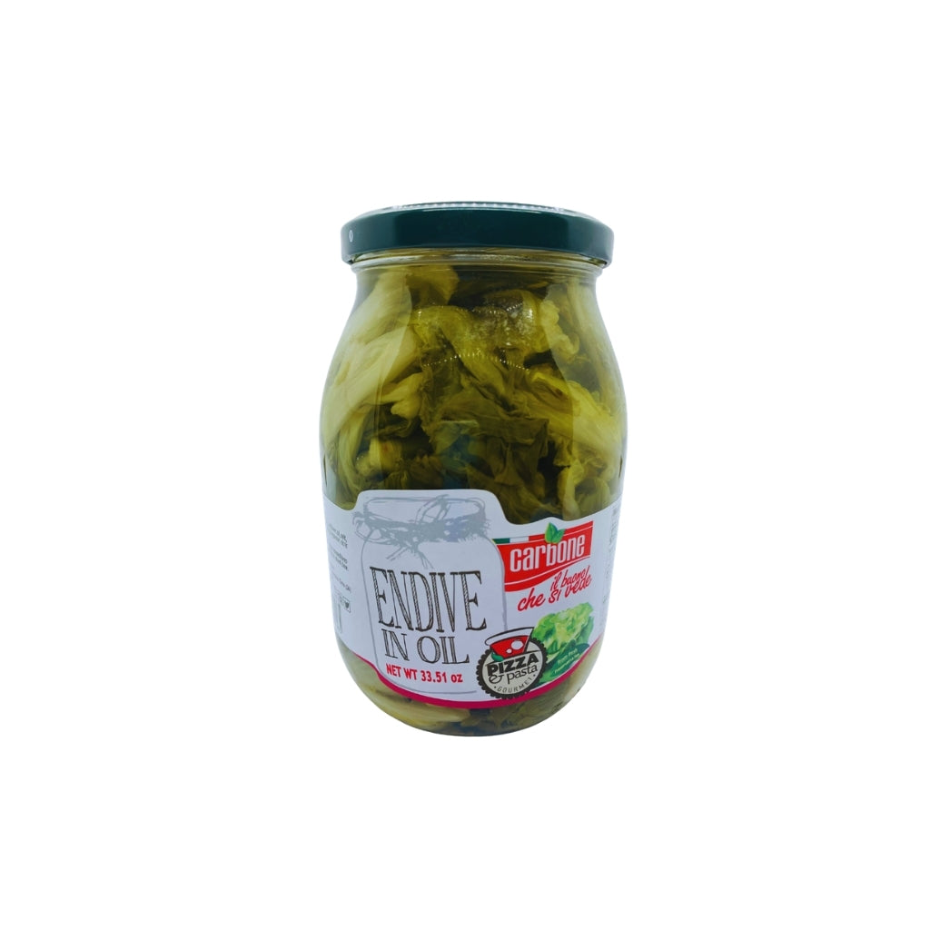 Carbone Scarole (Endives) in Sunflower Oil | 2.2 lbs – Italian Grown