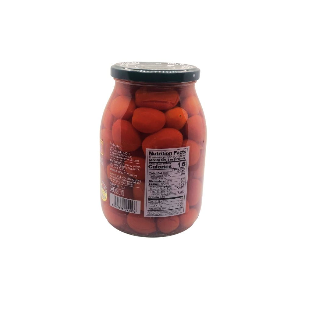 Carbone Red Datterino Tomatoes in Water | 2.2 lbs – Italian Grown