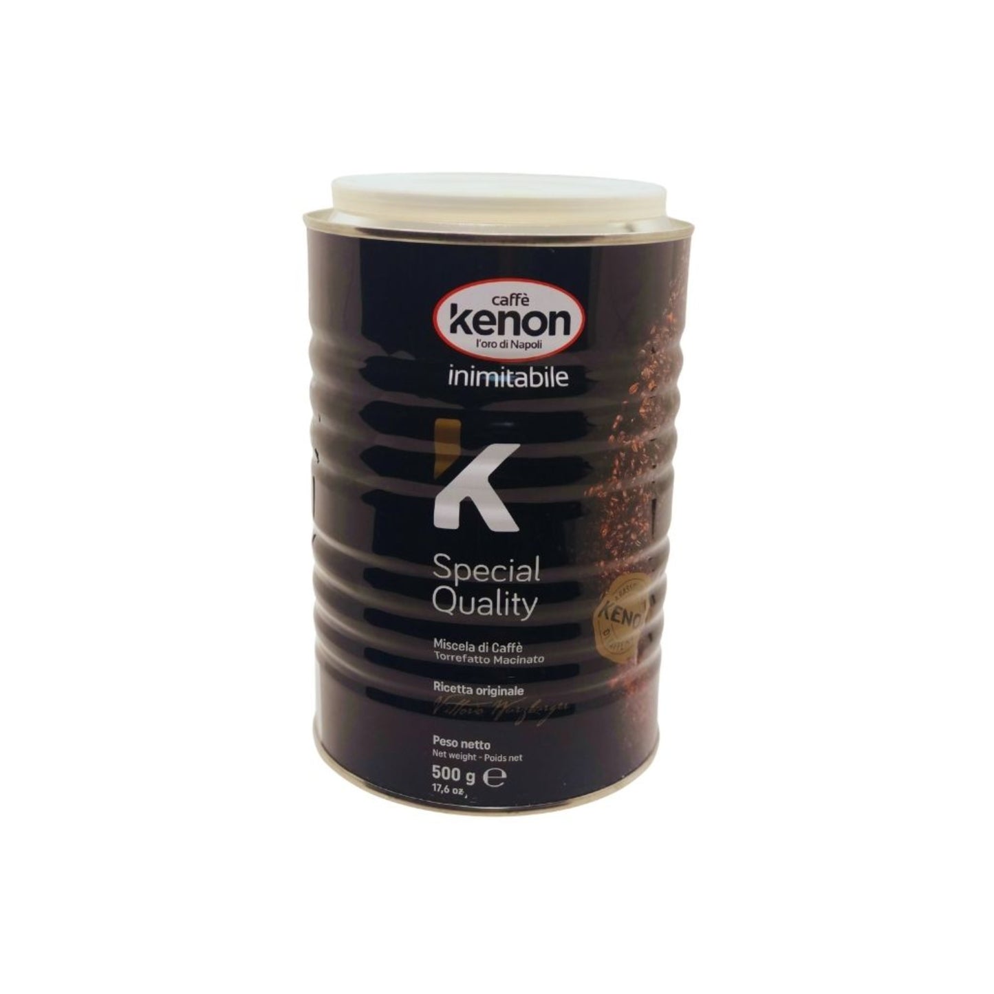 Kenon Italian Roasted Ground Coffee | 100% Arabica – 1.1 lbs (500g)