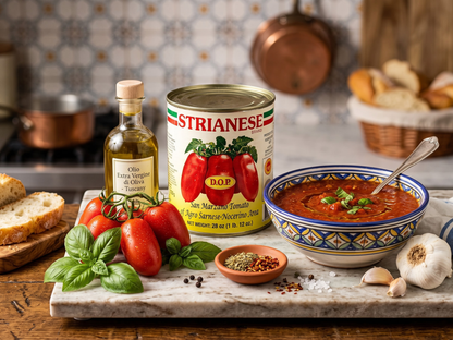 Strianese San Marzano D.O.P Whole Peeled Tomatoes | 28oz Can