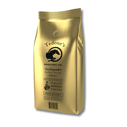 Tedone UNSTOPPABLE Medium Roast Whole Espresso Beans (2.2 lbs) - Best for Espresso & Cold Brew