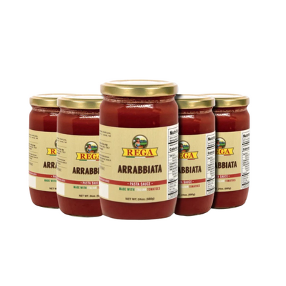 Authentic Rega Arrabbiata Pasta Sauce – Spicy, Rich & Bold Flavor