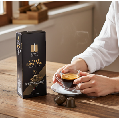Caffè Ottavo Vanilla Espresso Capsules - 5 packs (50 capsules)