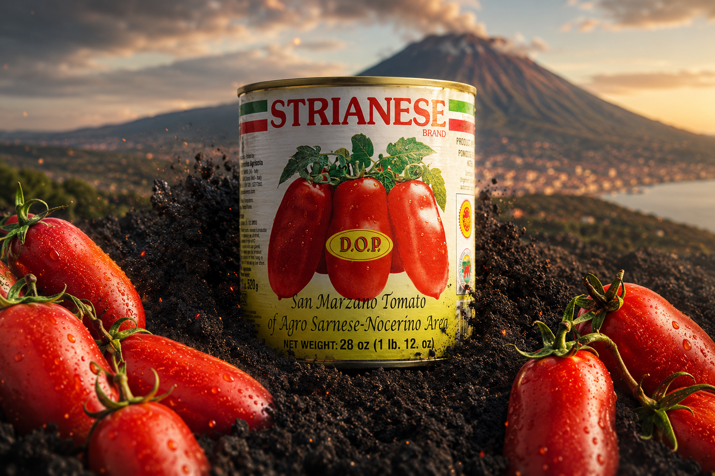 Strianese San Marzano D.O.P Whole Peeled Tomatoes | 28oz Can