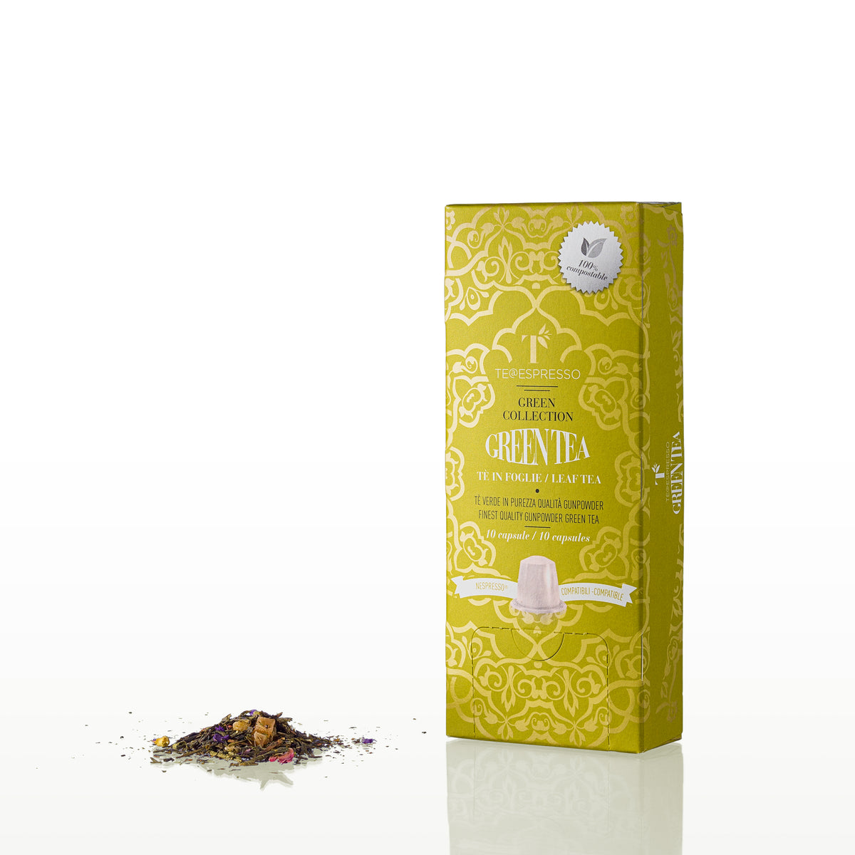 Green Tea Pac TeEspresso Green Tea Loose Leaf Tea Capsules - Single Sleeve Trial Pac ...