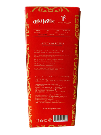 TeEspresso China Jasmine Loose Leaf Tea Capsules