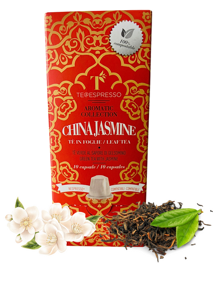 TeEspresso China Jasmine Loose Leaf Tea Capsules