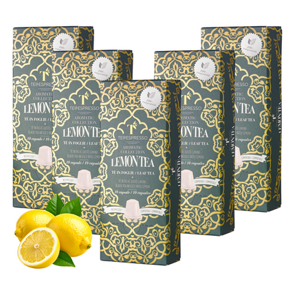 TeEspresso Lemon Tea Loose Leaf Tea Capsules - 5 packs (50 capsules)