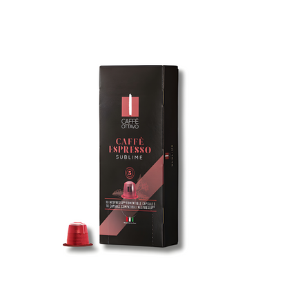 Caffè Ottavo Sublime Espresso Capsules - 5 packs (50 capsules)