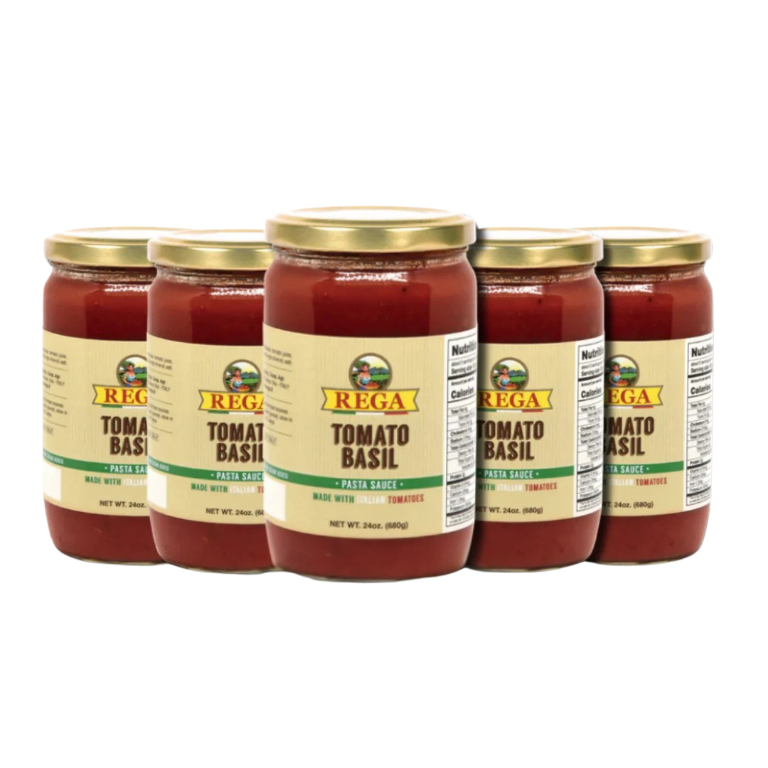 Rega Tomato Basil Pasta Sauce – Smooth & Rich Italian Tomato Sauce
