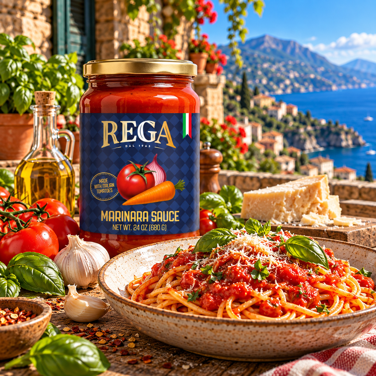 REGA Marinara — Italian lifestyle photograph